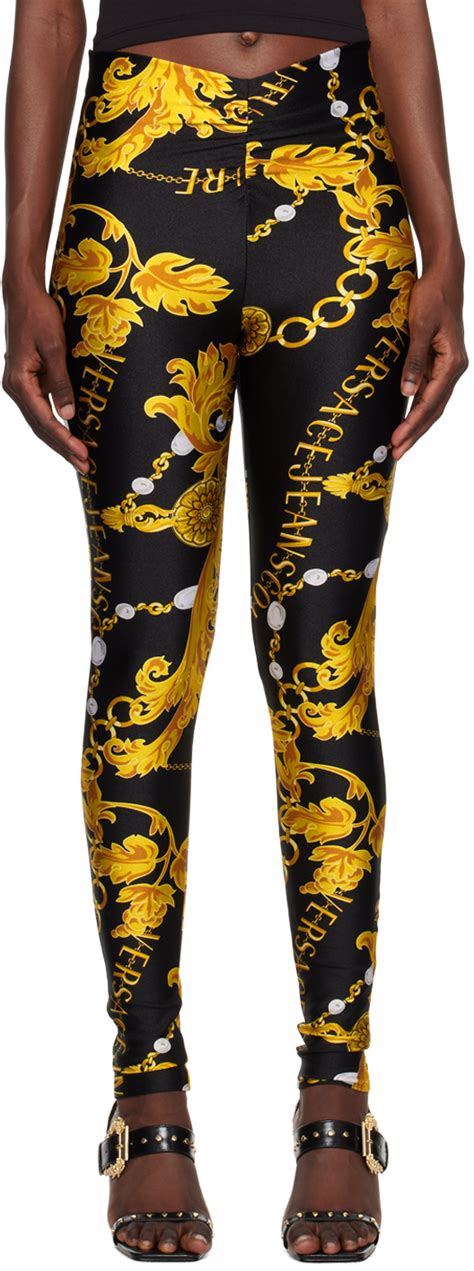 versace colture|Versace couture leggings.